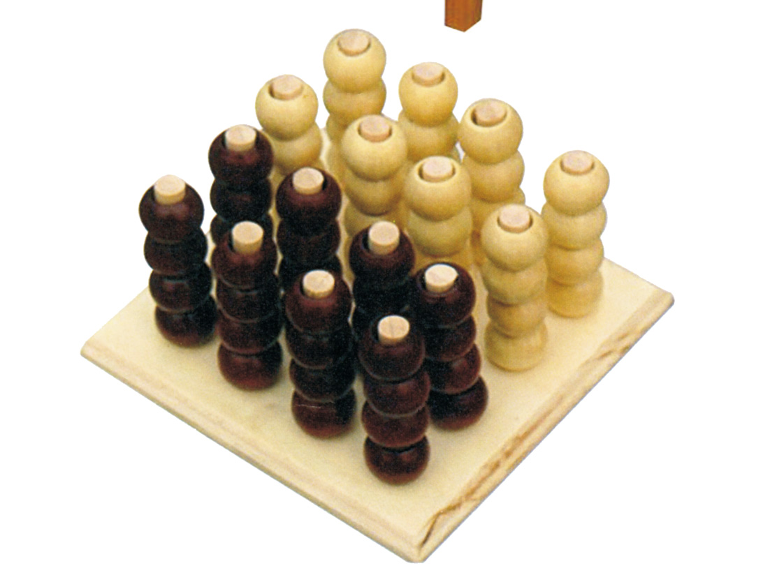Three-dimensional Four-piece Chess