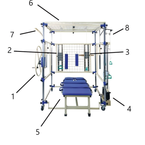 Eight-piece Combination Training Device Construction